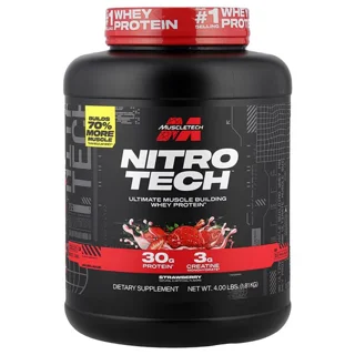 وی پروتئین نیتروتک ماسلتک (1.8kg) | MUSCLE TECH NITRO TECH WHEY PROTEIN